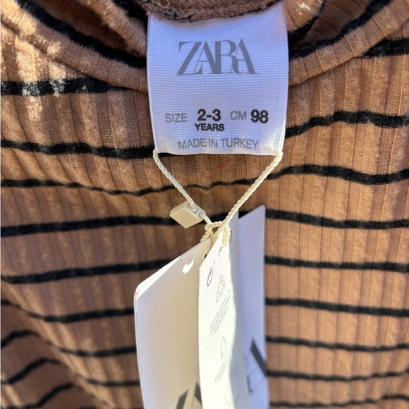 Zara Kids 2-3 years Tan & Black Bodysuit - Picture 4 of 4